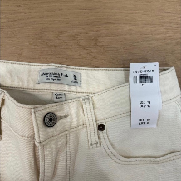 Abercrombie 90s Straight Curve Love Jeans - Picture 2 of 3